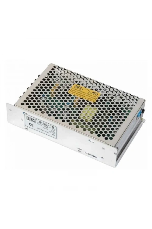 INES-50-12 - 50W 12VDC 4.2A Ray Montajlı Kapalı Tip Güç Kaynağı