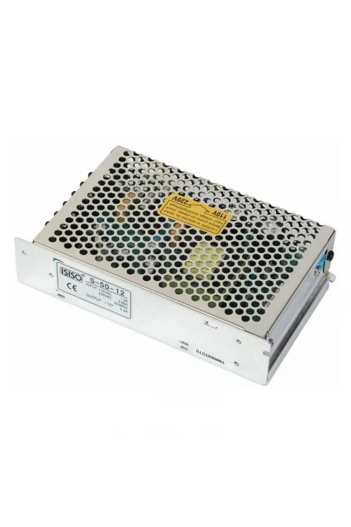 INES-50-24 - 50W 24VDC 2.1A Ray Montajlı Kapalı Tip Güç Kaynağı