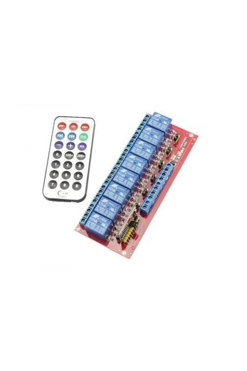 IR Kumandalı Röle Kartı 5V 8 Kanal