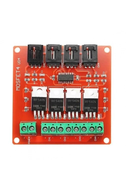 IRF540 4 Kanal Mosfet Modülü