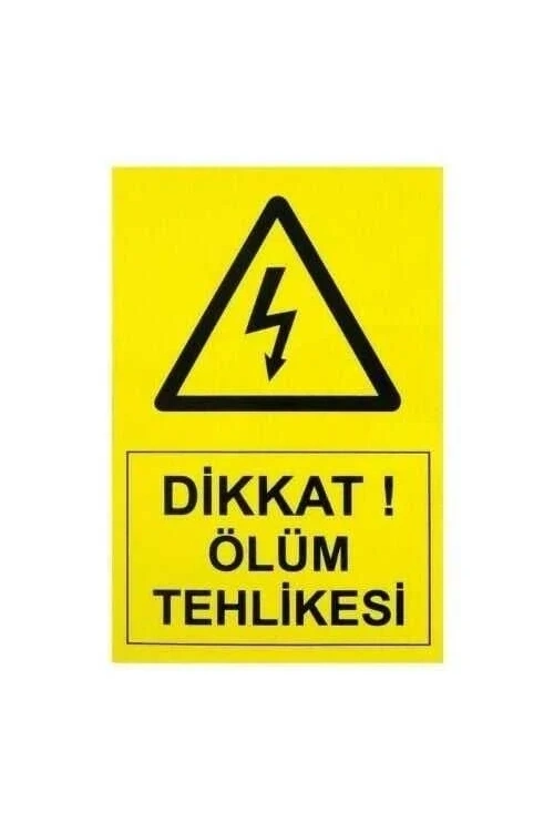 IS-Tİ1 21*14 cm Tehlike Etiketi