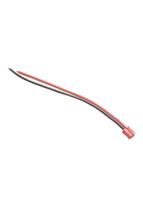 JST-PH 2.0 2 Pin Kablolu Dişi Konnektör Kırmızı