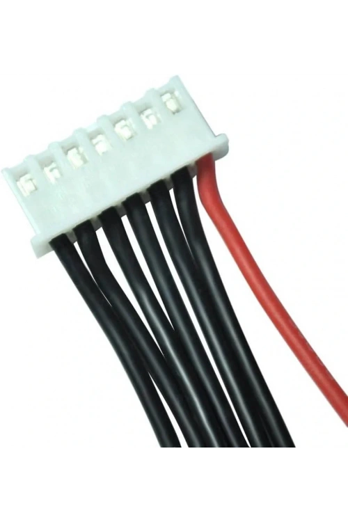 JST-XH 2.54mm 7 Pin 26AWG 20cm Tek Damarlı Dişi Bağlantı Kablosu