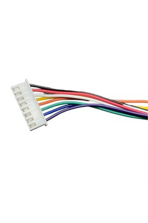 JST-XH 2.54mm 8 Pin 26AWG 20cm Tek Damarlı Dişi Bağlantı Kablosu