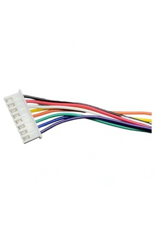 JST-XH 2.54mm 9 Pin 26AWG 20cm Tek Damarlı Dişi Bağlantı Kablosu