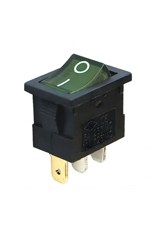 KCD1-1 Yeşil Işıklı On/Off Anahtar 3 Pin