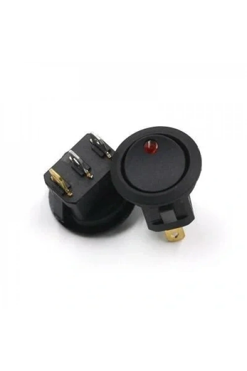 KCD1 220V Kırmızı Nokta Işıklı On-Off Anahtar