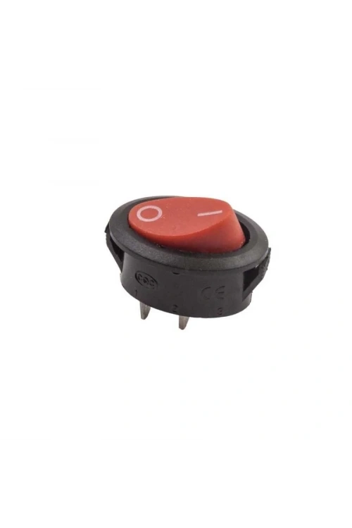KCD1-3 Oval On/Off Anahtar 2 Pin Kırmızı