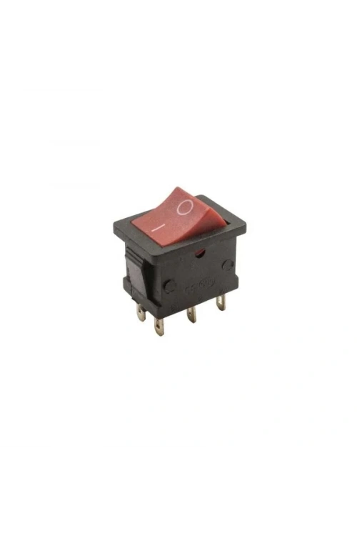 KCD1 On/Off Anahtar 6 Pin - Kırmızı-Siyah