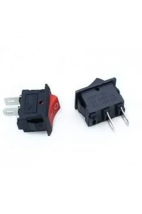 KCD11 Mini On-Off Anahtar - Kırmızı