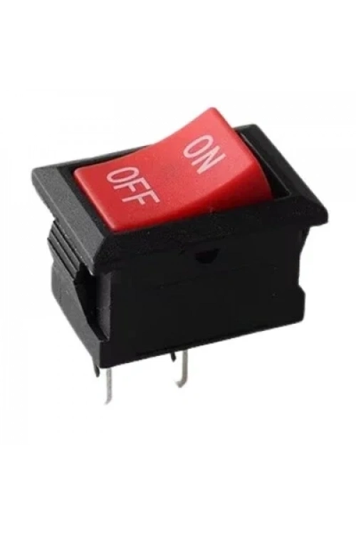 KCD11 Mini On-Off Anahtar - Kırmızı