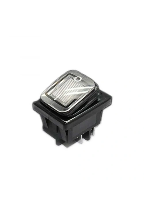KCD4 Su Geçirmez 30A Beyaz Led Işıklı ON-OFF Anahtar 4 Pin