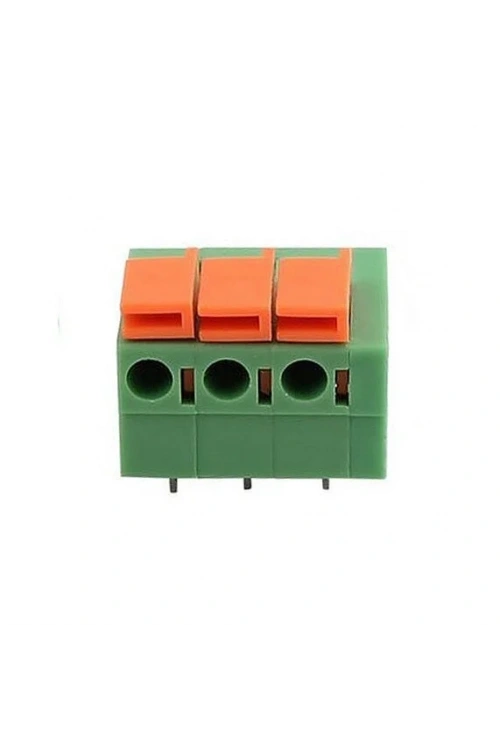 KF142R-5,08 5,08mm 3 Pin Yaylı Klemens