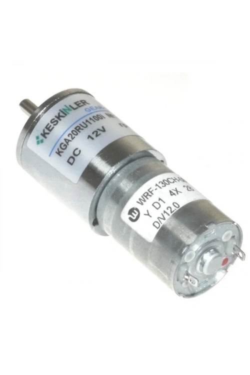 KGA-20 12V 5 Rpm Redüktörlü Dc Motor