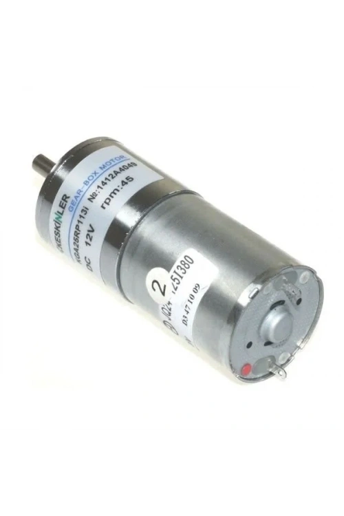 KGA-25 12V 45Rpm Redüktörlü Dc Motor
