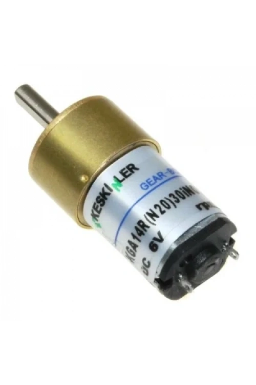 KGA14 6V 650Rpm 14mm Redüktörlü Dc Motor