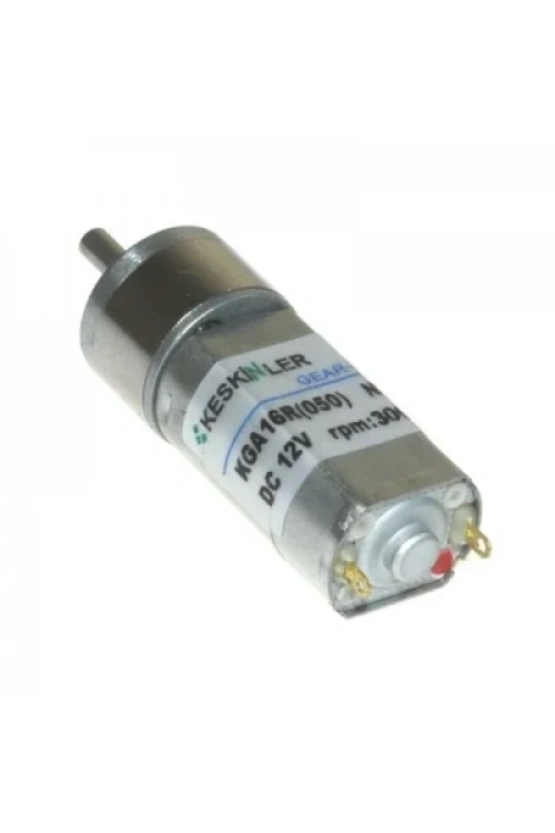 KGA16 12V 3000Rpm 16mm 1:5.75 Redüktörlü Dc Motor