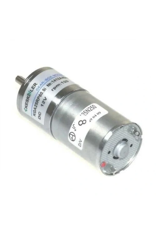 KGA25 12V 120Rpm 25mm Redüktörlü Dc Motor