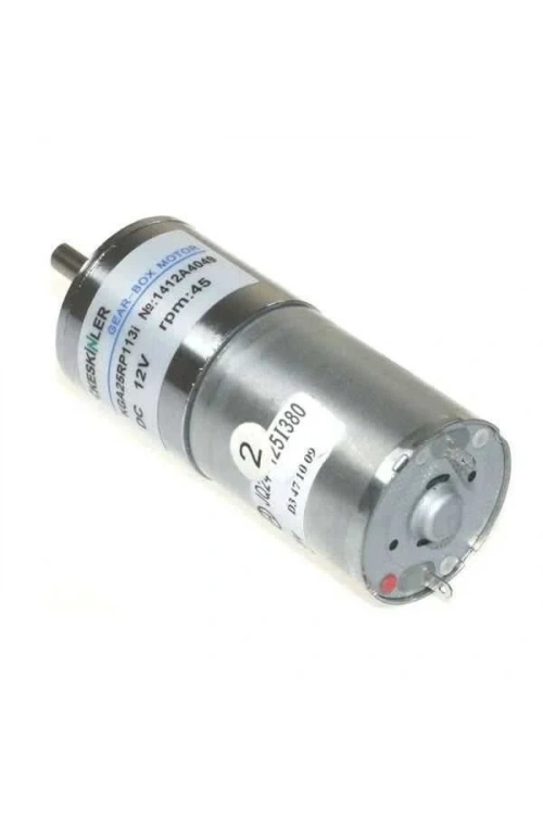 KGA25 12V 45Rpm 25mm Redüktörlü Dc Motor