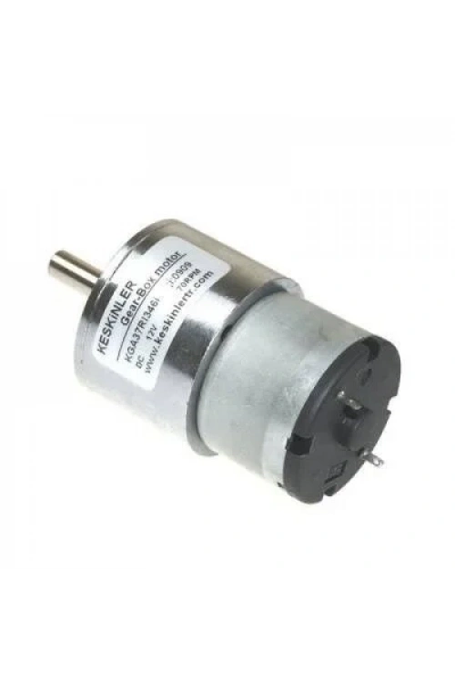 KGA37 12V 66 Rpm 37mm Redüktörlü Dc Motor