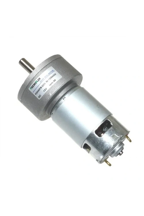 KGA60 12V 90Rpm 60mm Redüktörlü Dc Motor
