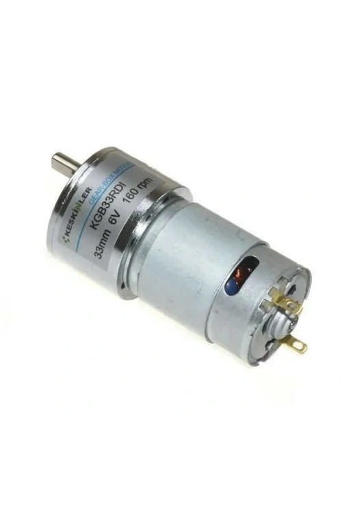 KGB33 6V 160Rpm 33mm Redüktörlü Eksantrik Dc Motor