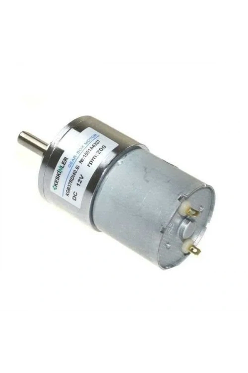 KGB37 12V 210Rpm 37mm Redüktörlü Eksantrik Dc Motor