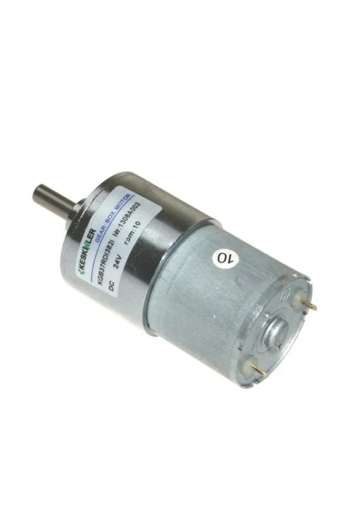 KGB37 24V 10Rpm 37mm Redüktörlü Eksantrik Dc Motor