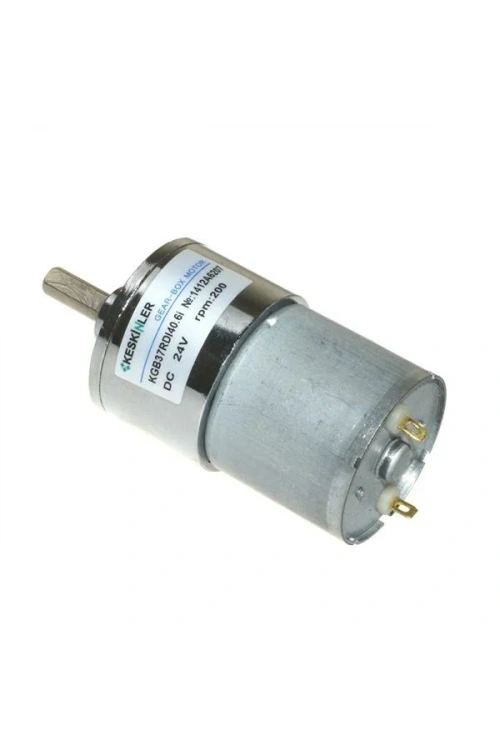 KGB37 24V 230Rpm 37mm Redüktörlü Eksantrik Dc Motor