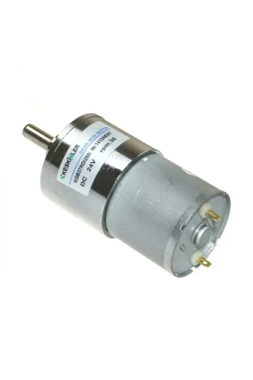 KGB37 24V 31Rpm 37mm Redüktörlü Eksantrik Dc Motor