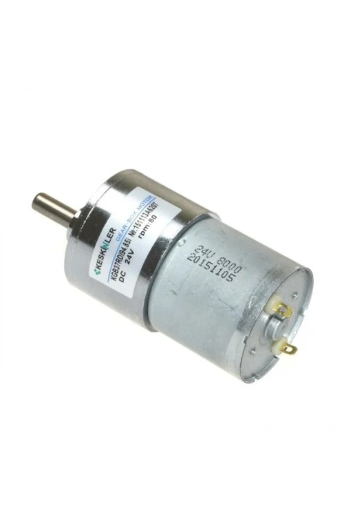 KGB37 24V 84Rpm 37mm Redüktörlü Eksantrik Dc Motor