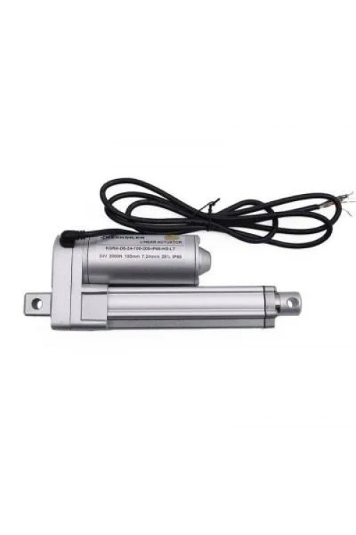 KGRA 24V 100MM 2000N IP65 Hall Sensörlü Lineer Motor