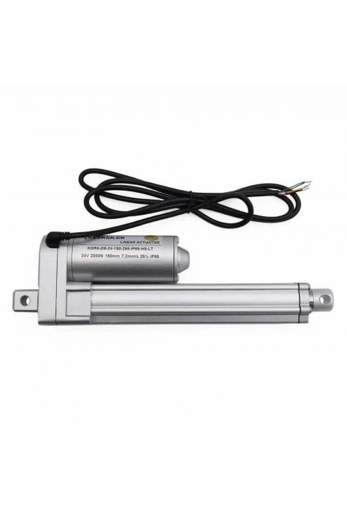 KGRA 24V 150MM 2000N IP65 Hall Sensörlü Lineer Motor