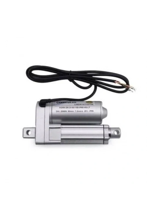 KGRA 24V 50MM 2000N IP65 Hall Sensörlü Lineer Motor
