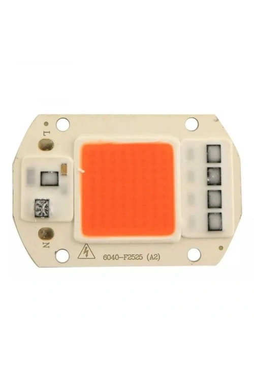 Kırmızı 220V Projektör Cob Led 50W Driver Çipli