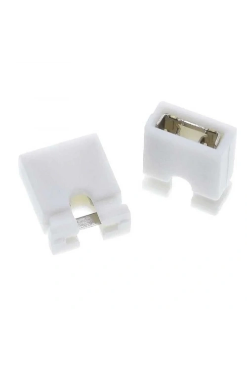 Kısa Devre Jumper 2.54mm Beyaz 2 Pin