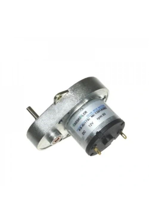 KSR 12V 30Rpm Redüktörlü DC Motor