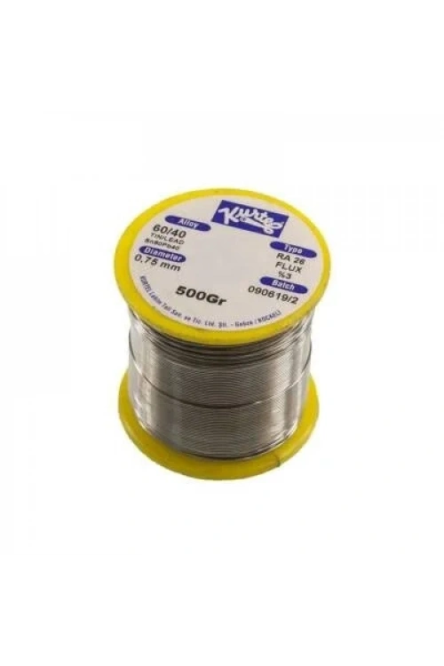 Kurtel 0.75 mm 500gr Lehim Teli (%60 Kalay / %40 Kurşun)