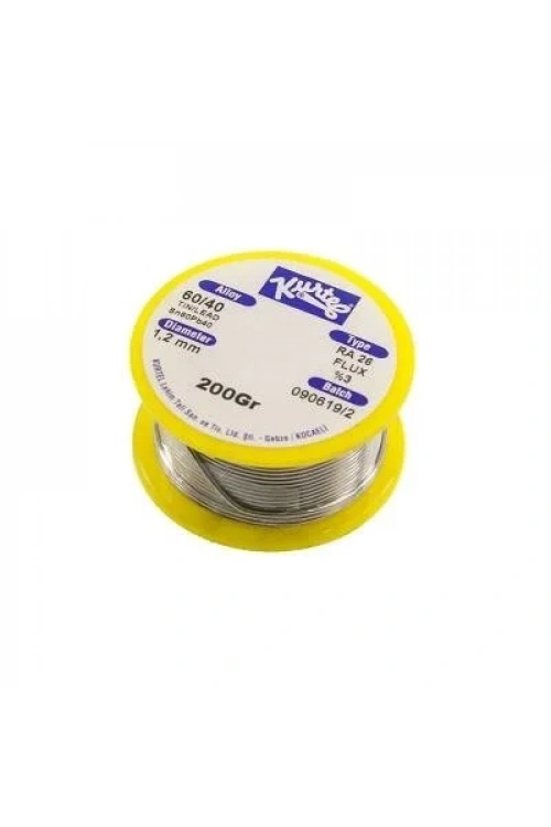 Kurtel 1.2 mm 200gr Lehim Teli (%60 Kalay / %40 Kurşun)