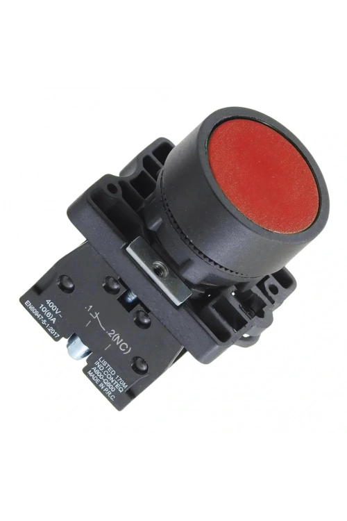 LAY5-EA42 22mm Buton Normalde Kapalı Kontak Kırmızı