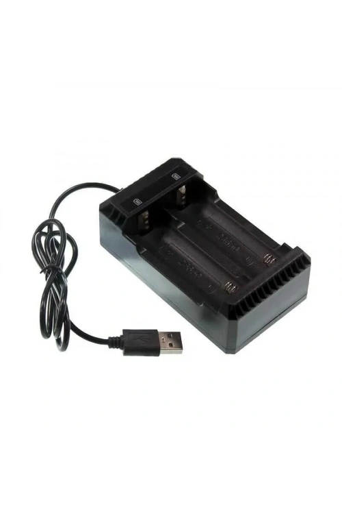 Li-ion USB 18650/22650/26650 3.7V Pil Şarj Aleti 2li