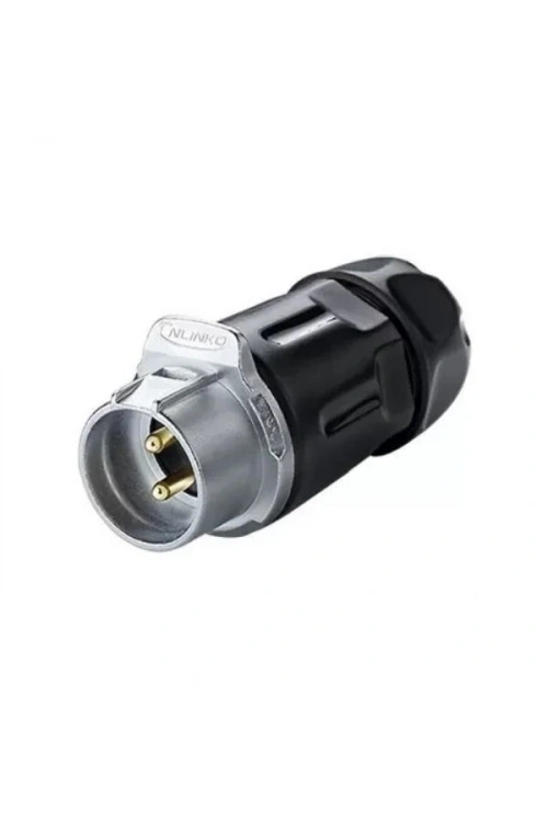 LP-20-C02PP-01-001 2-Pin Su Geçirmez Konnektör - Erkek
