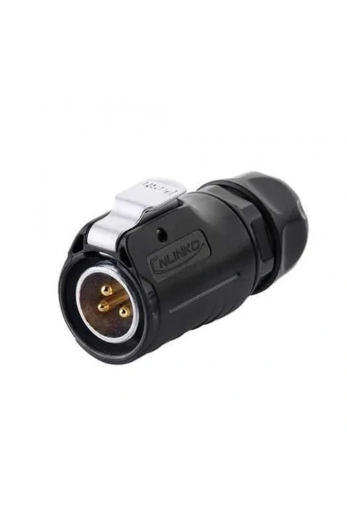 LP-20-C03PE-01-022 3-Pin Su Geçirmez Konnektör - Erkek