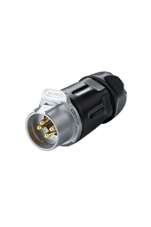 LP-20-C04PP-01-001 4-Pin Su Geçirmez Konnektör - Erkek