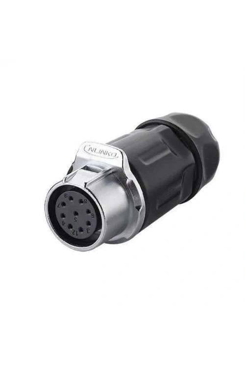 LP-20-J09PP-01-001 9-Pin Su Geçirmez Konnektör - Dişi