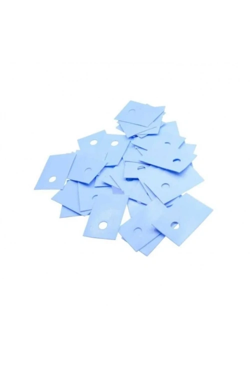 Mavi TO-220 Plastik İzolatör - Delikli - 10 Adet