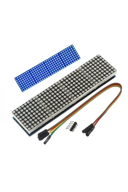 Max7219 4-in-1 Dot Matrix Modülü - Mavi