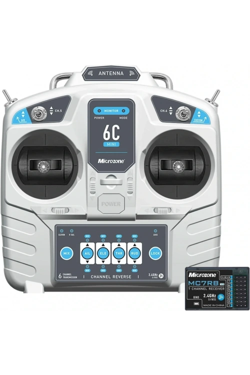 Microzone MC6C 2.4GHZ 6 Kanal Alıcı-Verici Drone Kumandası