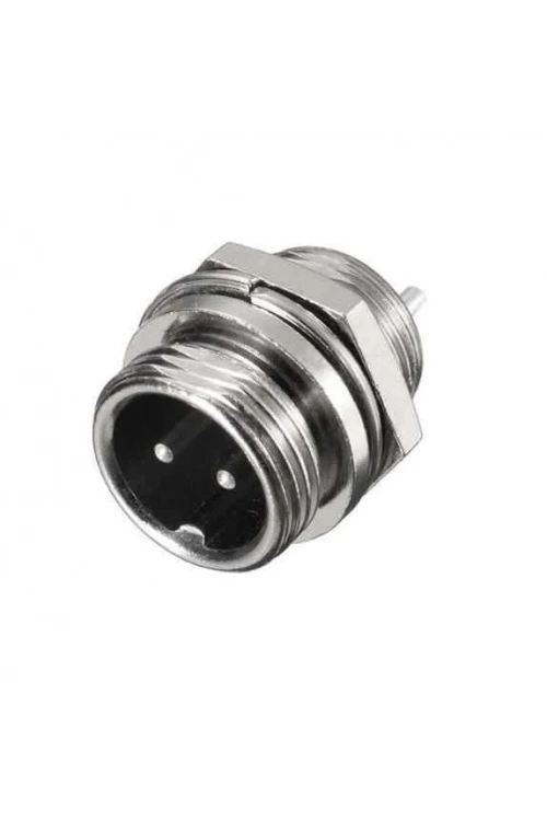 Mike Konnektör 2-Pin 12mm - Erkek