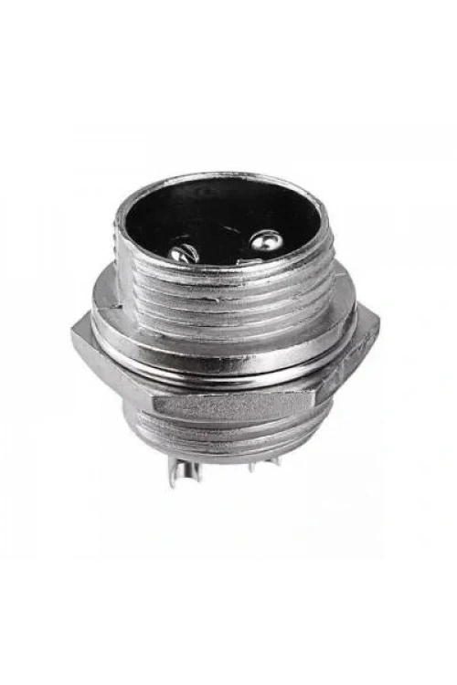 Mike Konnektör 2-Pin 16mm - Erkek